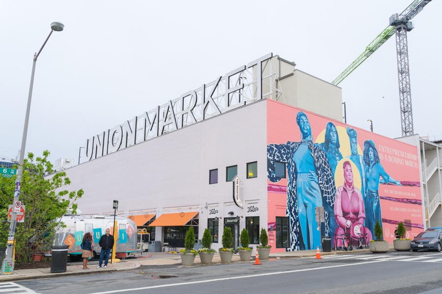 Outside shot of Union Market